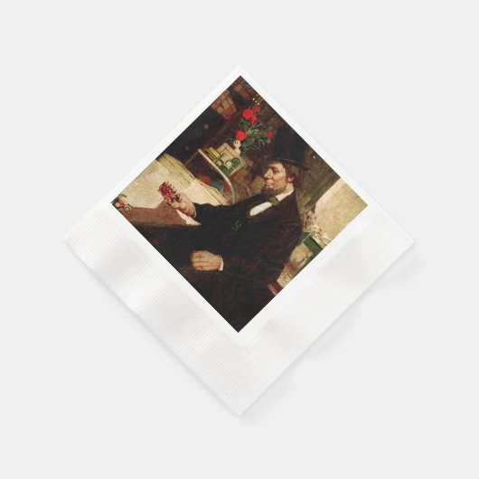President Abraham Lincoln met Roos en Pet Servetten (Hoek)