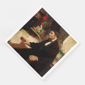 President Abraham Lincoln met Roos en Pet Servetten (Hoek)