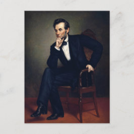 President Abraham Lincoln Portret door Healy Briefkaart