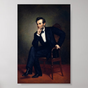 President Abraham Lincoln Portret door Healy Poster