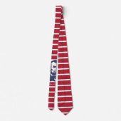 President Abraham Lincoln Stars and Stripes USA Stropdas (Achterkant)