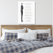 President Abraham Lincoln Tribute  gedicht Canvas Afdruk (Insitu (Slaapkamer))