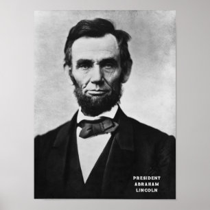 President Abraham Lincoln USA. Poster