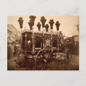 President Abraham Lincoln's Hearse van S.M. Fasset Briefkaart (Voorkant)