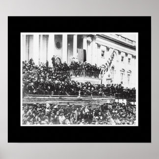 President Abraham Lincoln's tweede inaugurale Poster