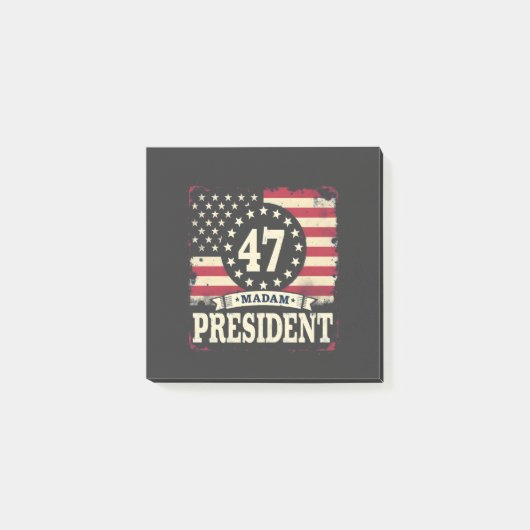President Amerikaanse vlag 47 Harris Walz Post-it® Notes (Voorkant)