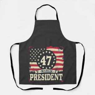 President Amerikaanse vlag 47 Harris Walz Schort