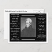 President Andrew Jackson Briefkaart (Voorkant / Achterkant)