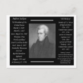 President Andrew Jackson Briefkaart (Voorkant)