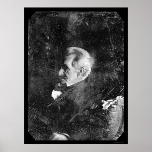 President Andrew Jackson Daguerreotype 1844 Poster (Voorkant)