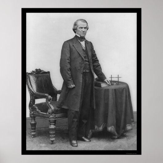 President Andrew Johnson 1867 Poster (Voorkant)