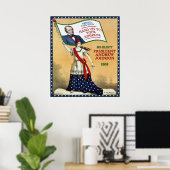 President Andrew Johnson 1868 Herverkiezing Poster (Thuiskantoor)