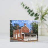 President Andrew Johnson's Home - Greeneville, TN Briefkaart (Staand voorkant)