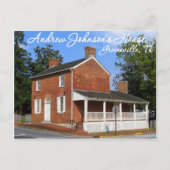 President Andrew Johnson's Home - Greeneville, TN Briefkaart (Voorkant)