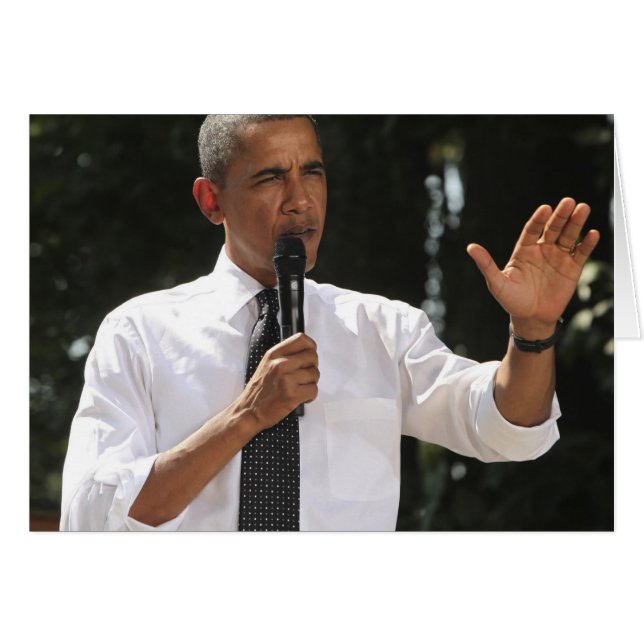 President Barack beantwoordt vragen over de (Voorkant Horizontaal)