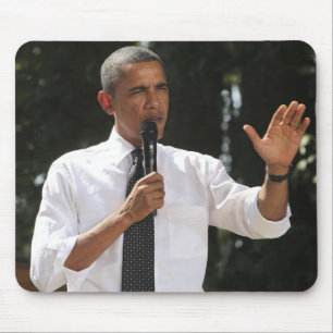 President Barack beantwoordt vragen over de Muismat
