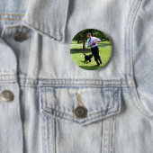 President Barack & Bo Obama Ronde Button 5,7 Cm (In situ)