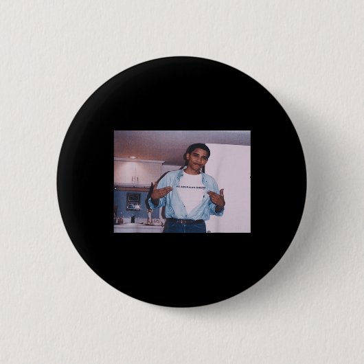 President Barack Hussein Obama Ronde Button 5,7 Cm (Voorkant)