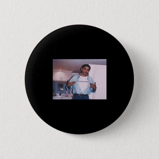President Barack Hussein Obama Ronde Button 5,7 Cm (Voorkant)