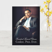 President Barack Koelste Obama -. Prez. Ooit Kaart (Gele Bloem)