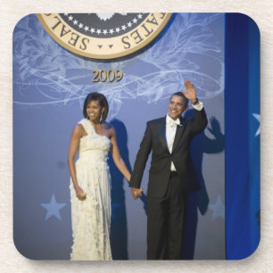 President Barack & Michele Obama Bier Onderzetter