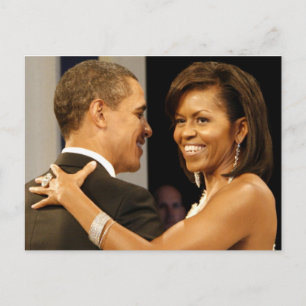 President Barack & Michele Obama Briefkaart