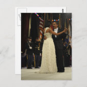 President Barack & Michele Obama Briefkaart (Voorkant / Achterkant)