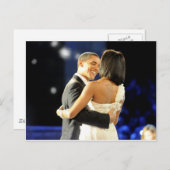 President Barack & Michele Obama Briefkaart (Voorkant / Achterkant)
