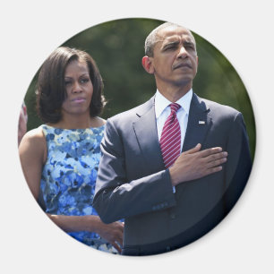 President Barack & Michele Obama Magneet