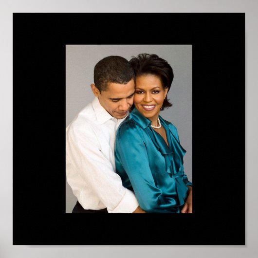 PRESIDENT BARACK & MICHELLE OBAMA POSTER (Voorkant)