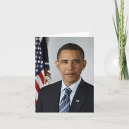 President Barack Obama 1e Term Foto Birthday SM Kaart