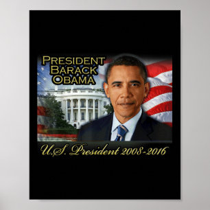 President Barack Obama 2008-2016 Amerikaans Presid Poster