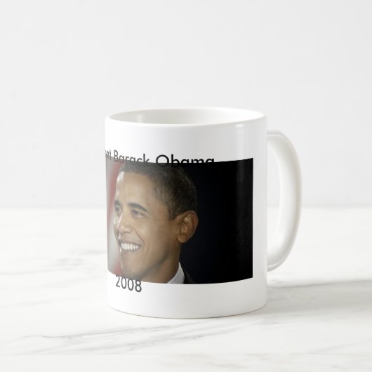 President Barack Obama, 2008 Koffiemok (Voorkant rechts)