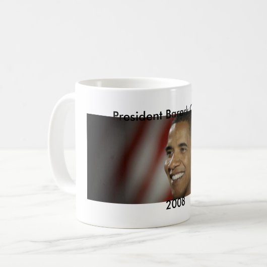 President Barack Obama, 2008 Koffiemok (Voorkant links)