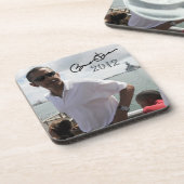 President Barack Obama 2012 Bier Onderzetter (Linkerzijde)