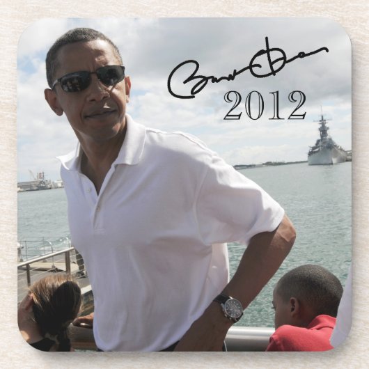 President Barack Obama 2012 Bier Onderzetter (Voorkant)