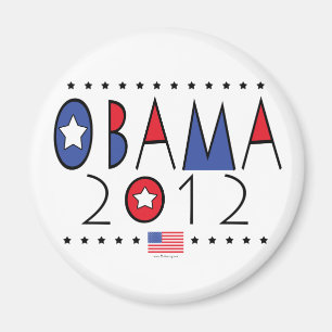 President Barack Obama 2012 Gear Magneet