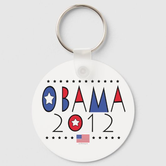 President Barack Obama 2012 Gear Sleutelhanger (Voorkant)