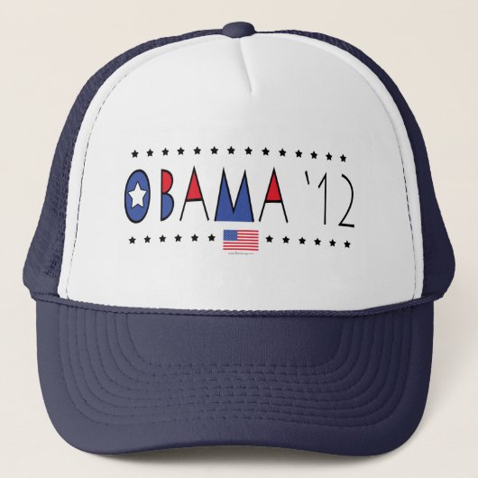 President Barack Obama 2012 Gear Trucker Pet (Voorkant)
