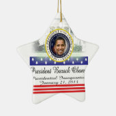 President Barack Obama 2013 Inauguration Keramisch Ornament (Rechts)