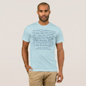 President Barack Obama 2016 DNC Quote T-shirt (Voorkant volledig)