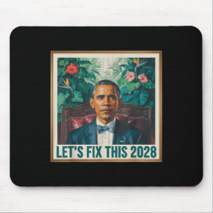 President Barack Obama 2028 Rtrait Patriotieke Dem Muismat