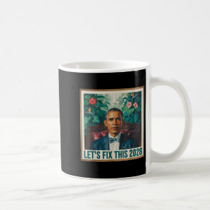 President Barack Obama 2028 Rtrait Patriotische De Koffiemok