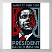 President Barack Obama 20 januari 2009 Poster (Voorkant)