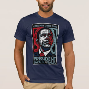 President Barack Obama 20 januari 2009 T-shirt