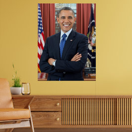 President Barack Obama 2e termijn officiële foto L Poster
