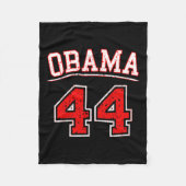 President barack obama 44 fleece deken (Voorkant)