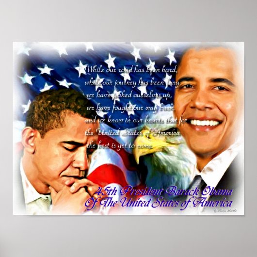 President Barack Obama,45th Pres_Poster Poster (Voorkant)
