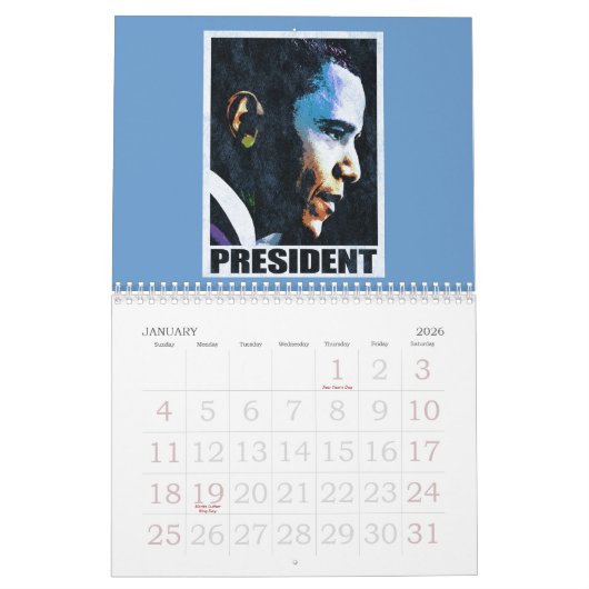 President Barack Obama agenda Kalender (Jan 2026)