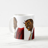 President Barack Obama als duivelse halloween Koffiemok (Voorkant links)